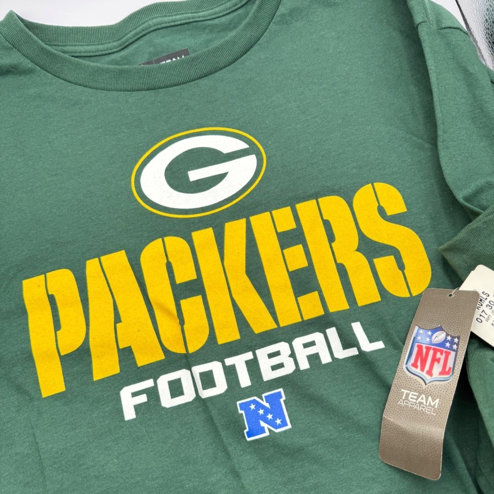 Green Bay Packers NFL Team Apparel Long Sleeve T-Shirt Men's Large New Football